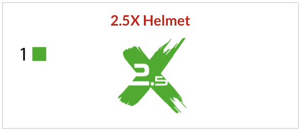 2.5X Helmet
